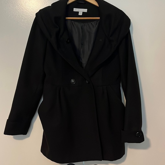New York and Company Size Small Black Coat - Picture 1 of 13